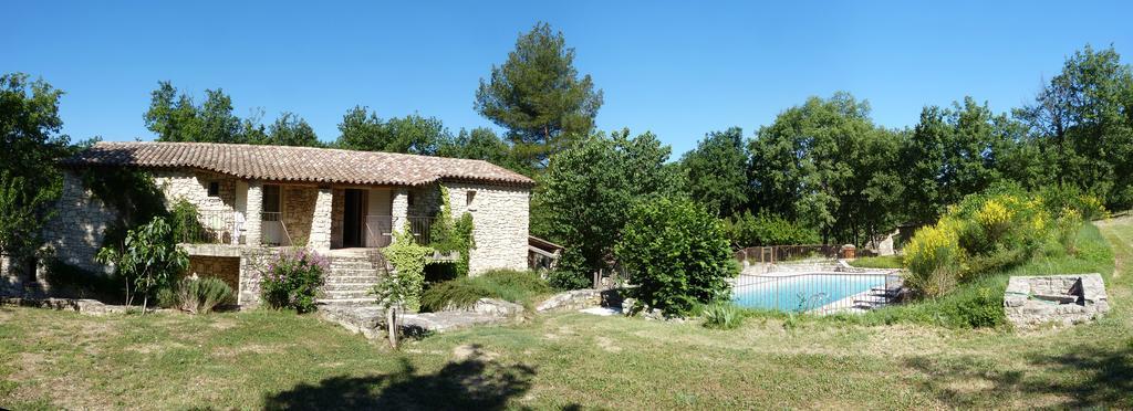 Hotel Lou Caleu Restaurant Le Rocher Des Abeilles Saint-Martin-de-Castillon المظهر الخارجي الصورة